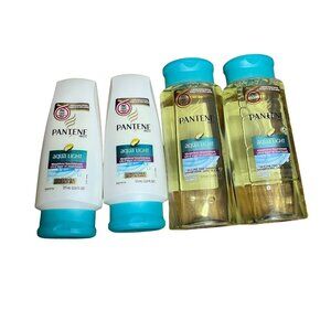 Lot of 4 Pantene Pro-V AQUA LIGHT 2X Shampoo & 2X Conditioner Silicone Free